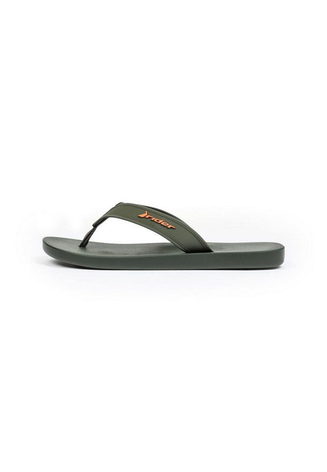 Rider IMPULSE THONG AD - Zehentrenner / Flip Flop Zehentrenner Stoffsteg für maximalen Tragekomfort (grün)