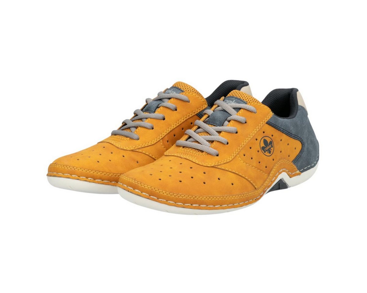 Rieker 07506 (Kunstleder) gelb/blau Herren Sneaker