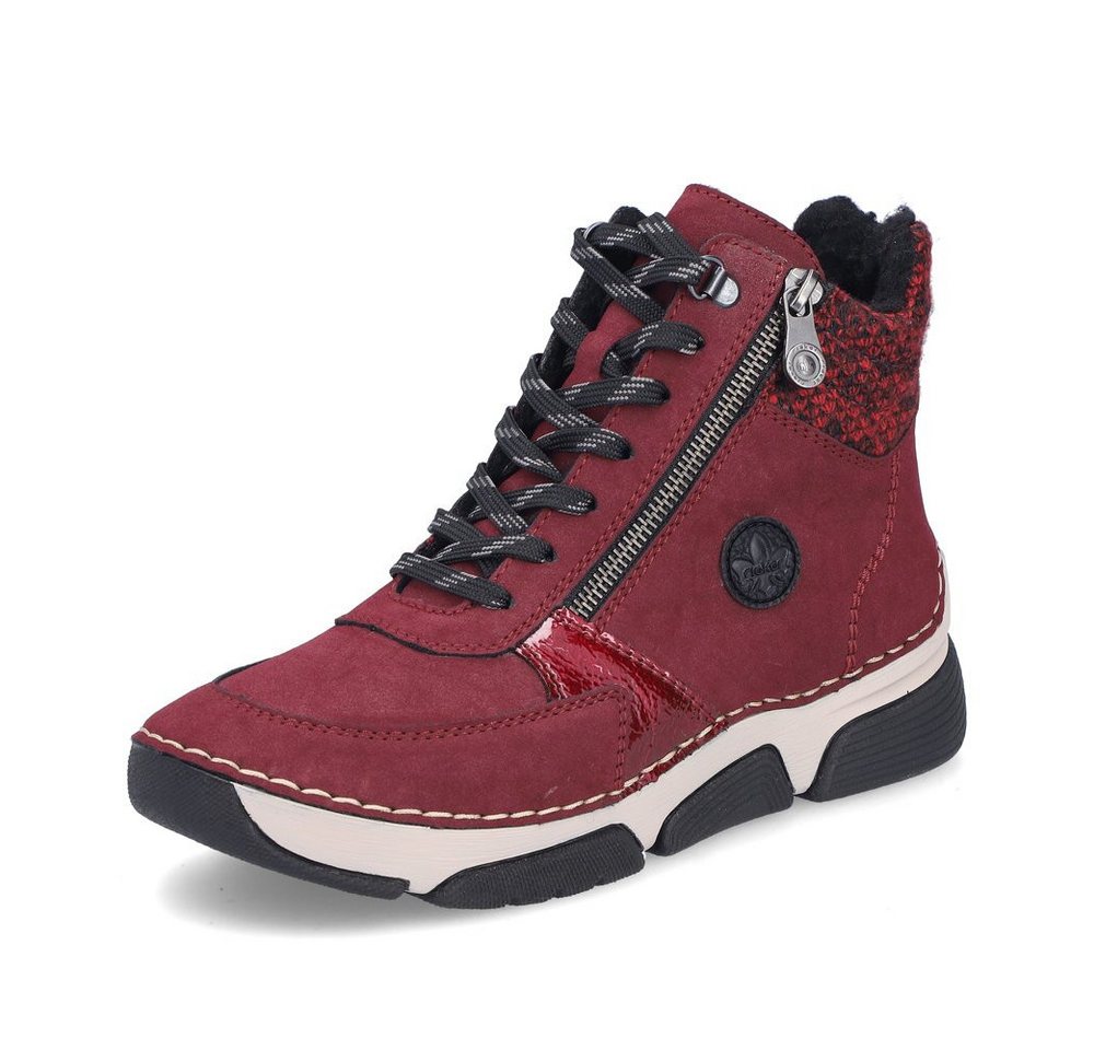 Rieker - Stiefel: Newa/Lagro - Rot Stiefel