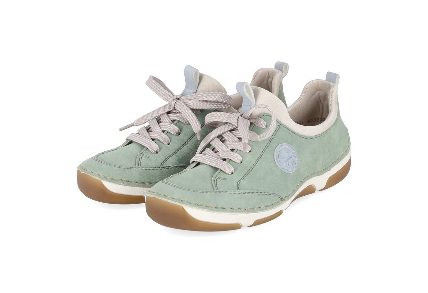 Rieker 55950-52 Damen Textil & Synthetik green Slipper