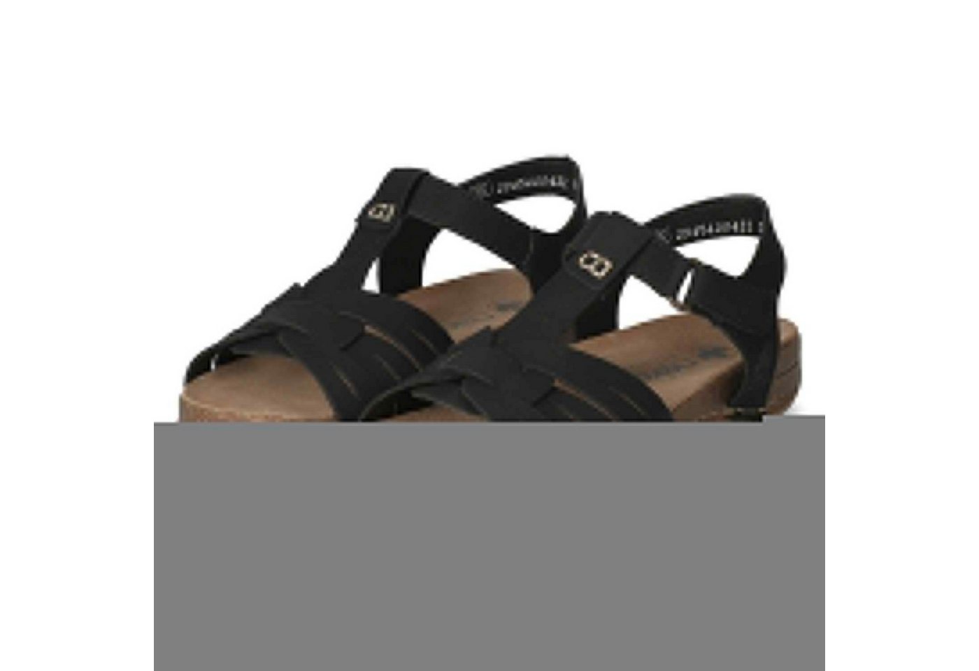 Rieker 61461-00 Damen Synthetik black Sandalette