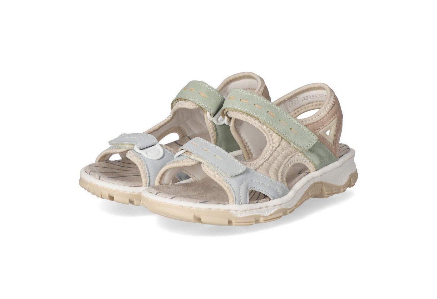 Rieker 68866-94 Damen Textil & Synthetik multicolored Sandalette