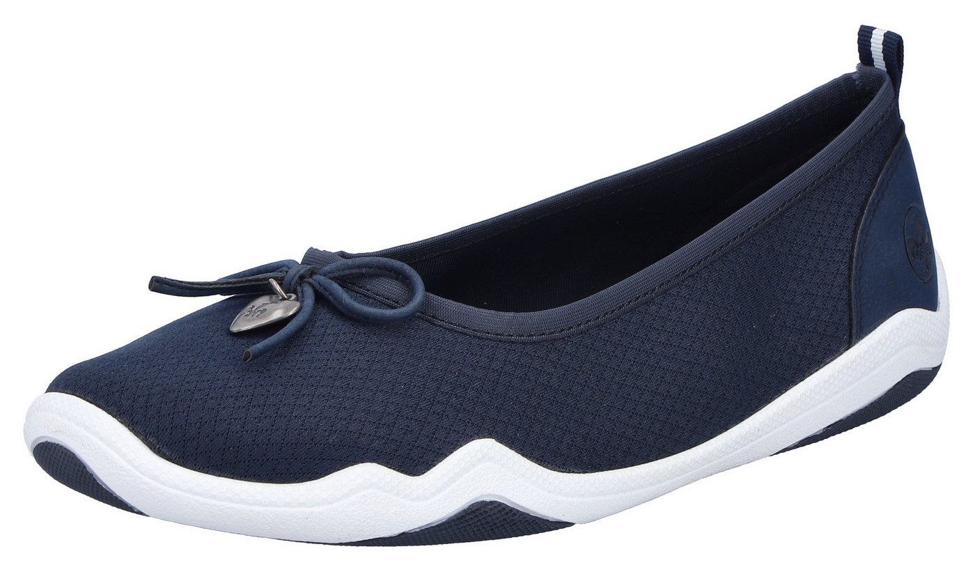 Rieker Ballerina, Slip-on Sneaker, Slipper, Schlupfschuh in veganer Verarbeitung