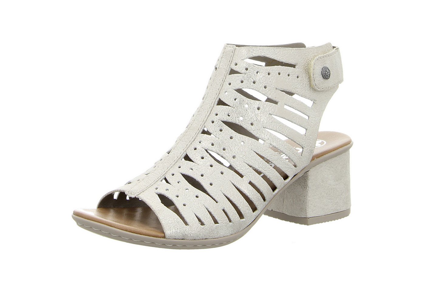 Rieker Beige Gold Sandalette