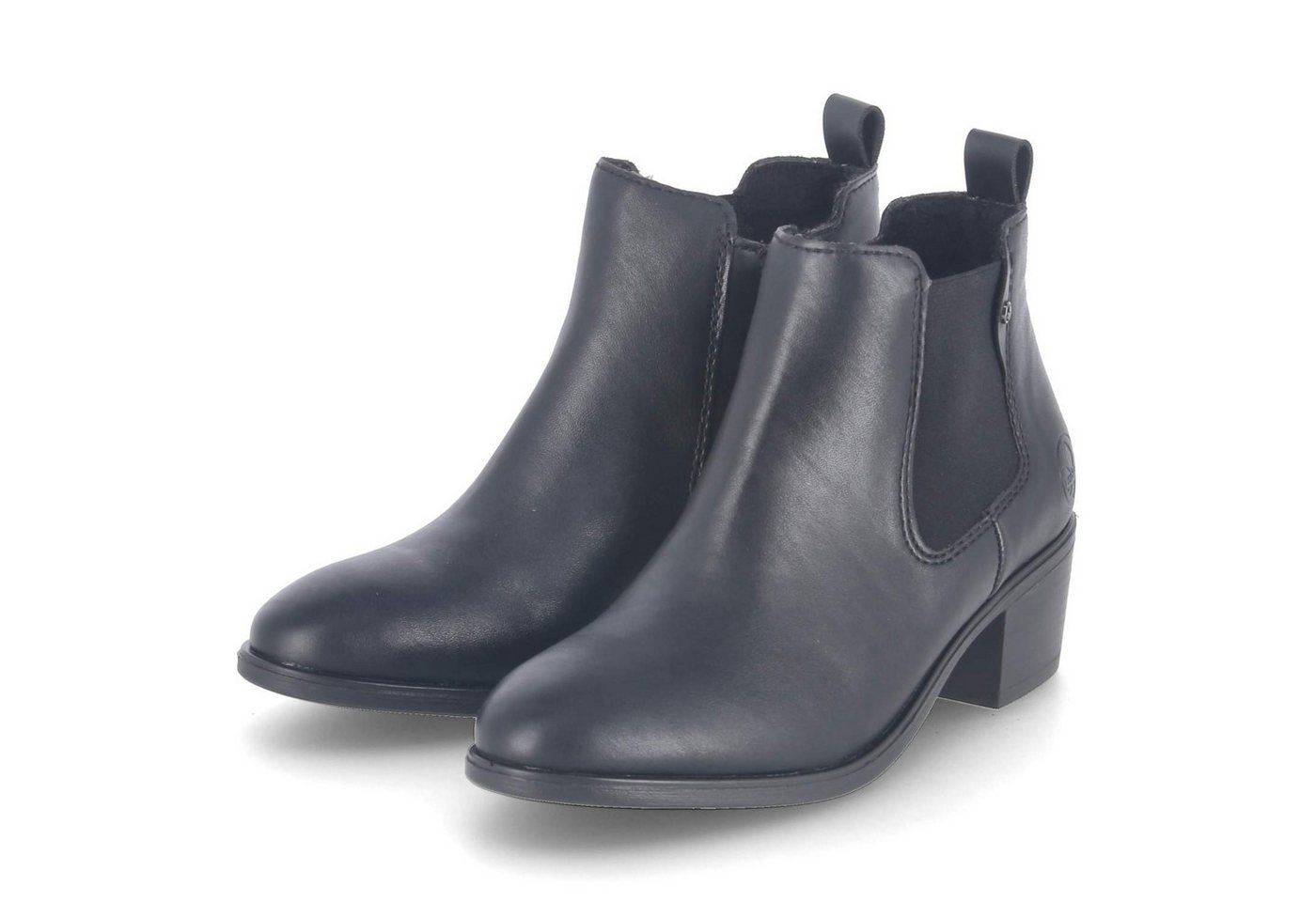 Rieker 73971-00 Damen Synthetik schwarz Schlupfstiefel