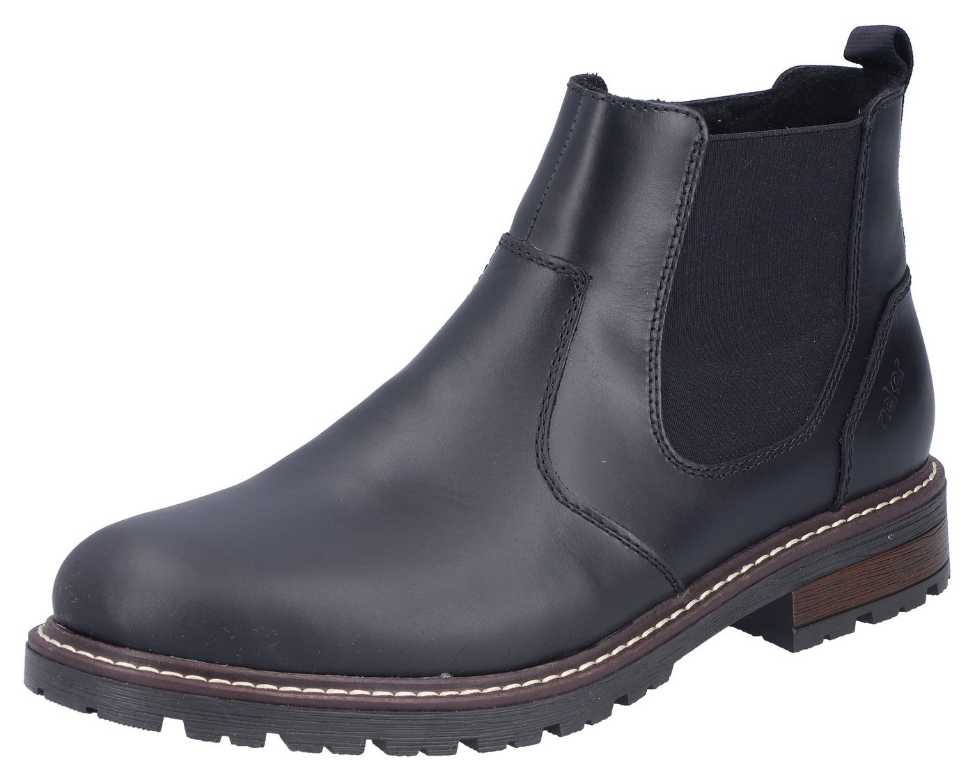 Rieker Chelseaboots Stiefelette, Casual-Boots mit kontrastfarbener Rahmennaht