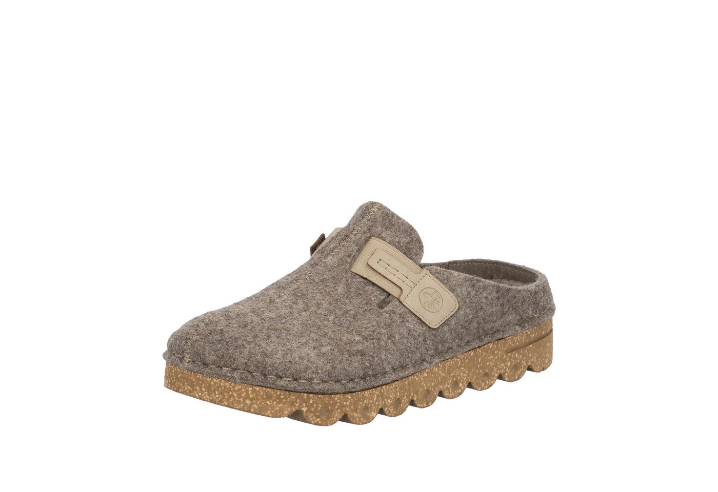 Rieker Clog Sabot, Hausschuh, Casual-Clog, Plateausohle, zum Schlupfen