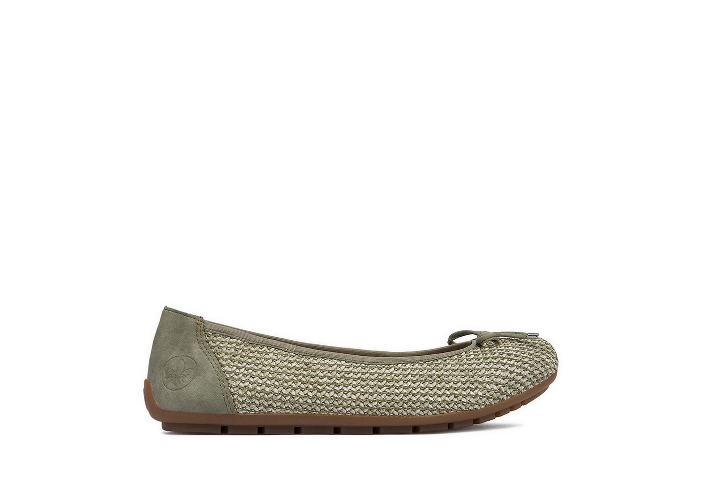 Rieker Damen-Ballerinas Grün 43850-52 Ballerina