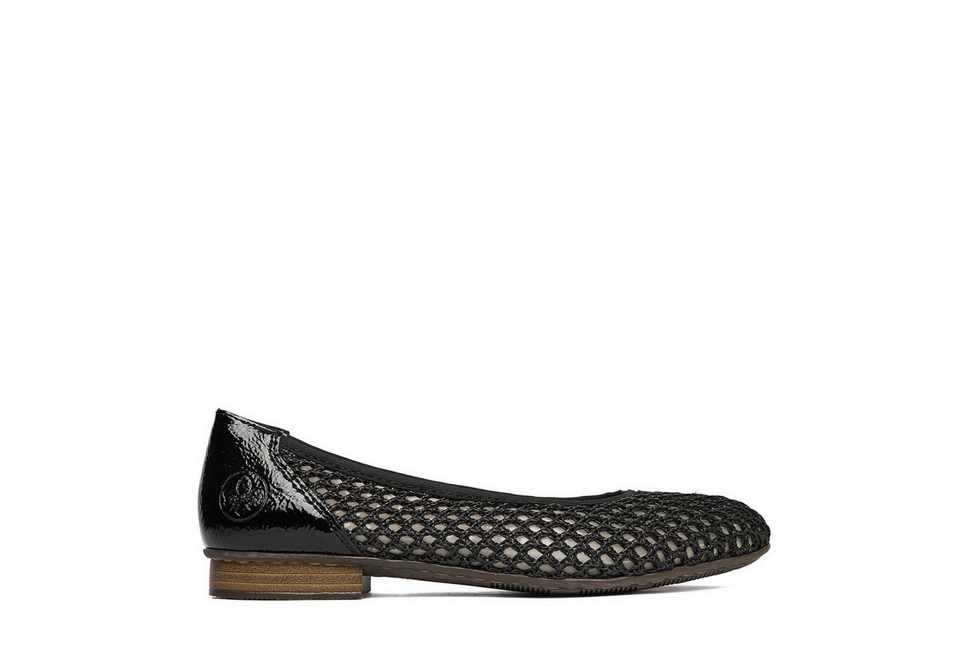 Rieker Damen-Ballerinas Schwarz 51960-00 Ballerina