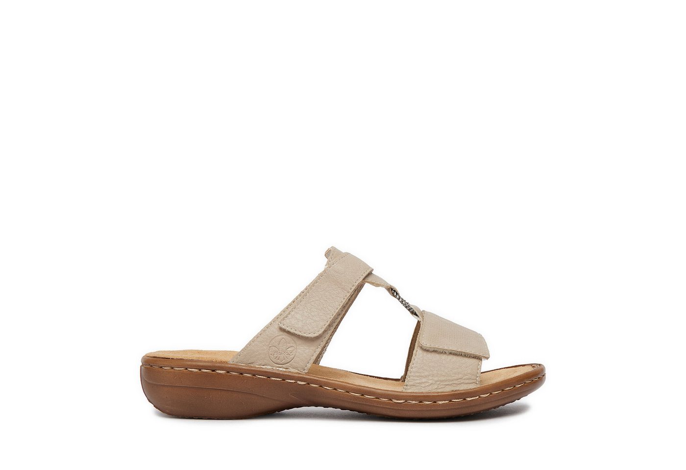 Rieker Damen-Flip-Flops Beige 60885-62 Badepantolette