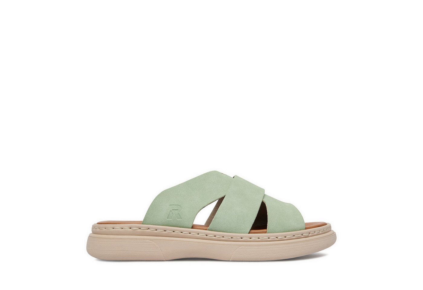 Rieker Damen-Flip-Flops Grün V3089-52 Badepantolette