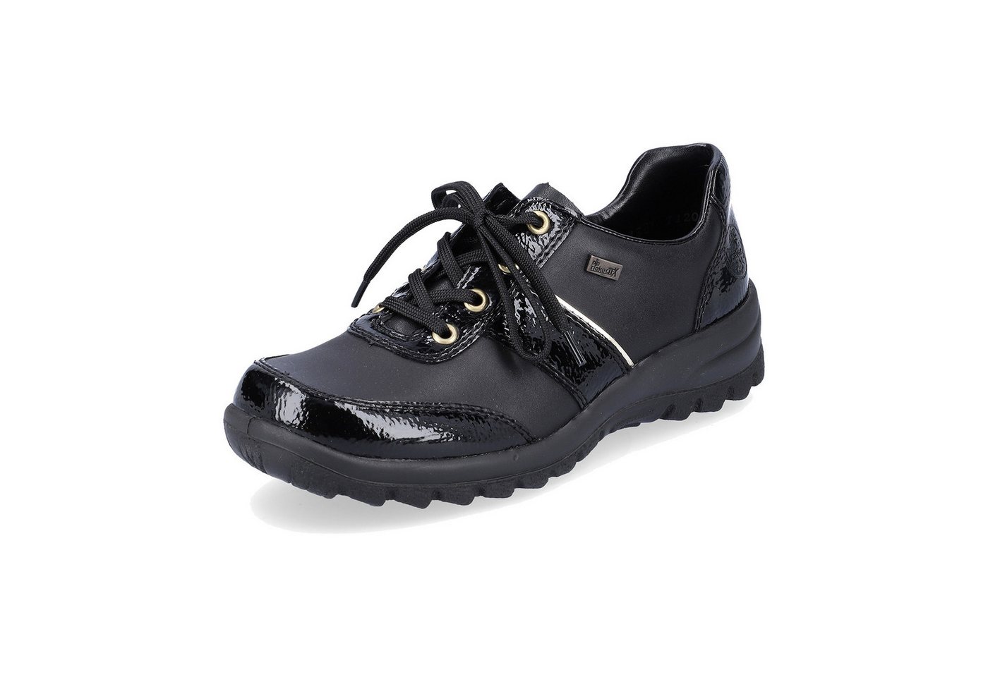 Rieker Damen Halbschuhe Schnürschuh (schwarz)