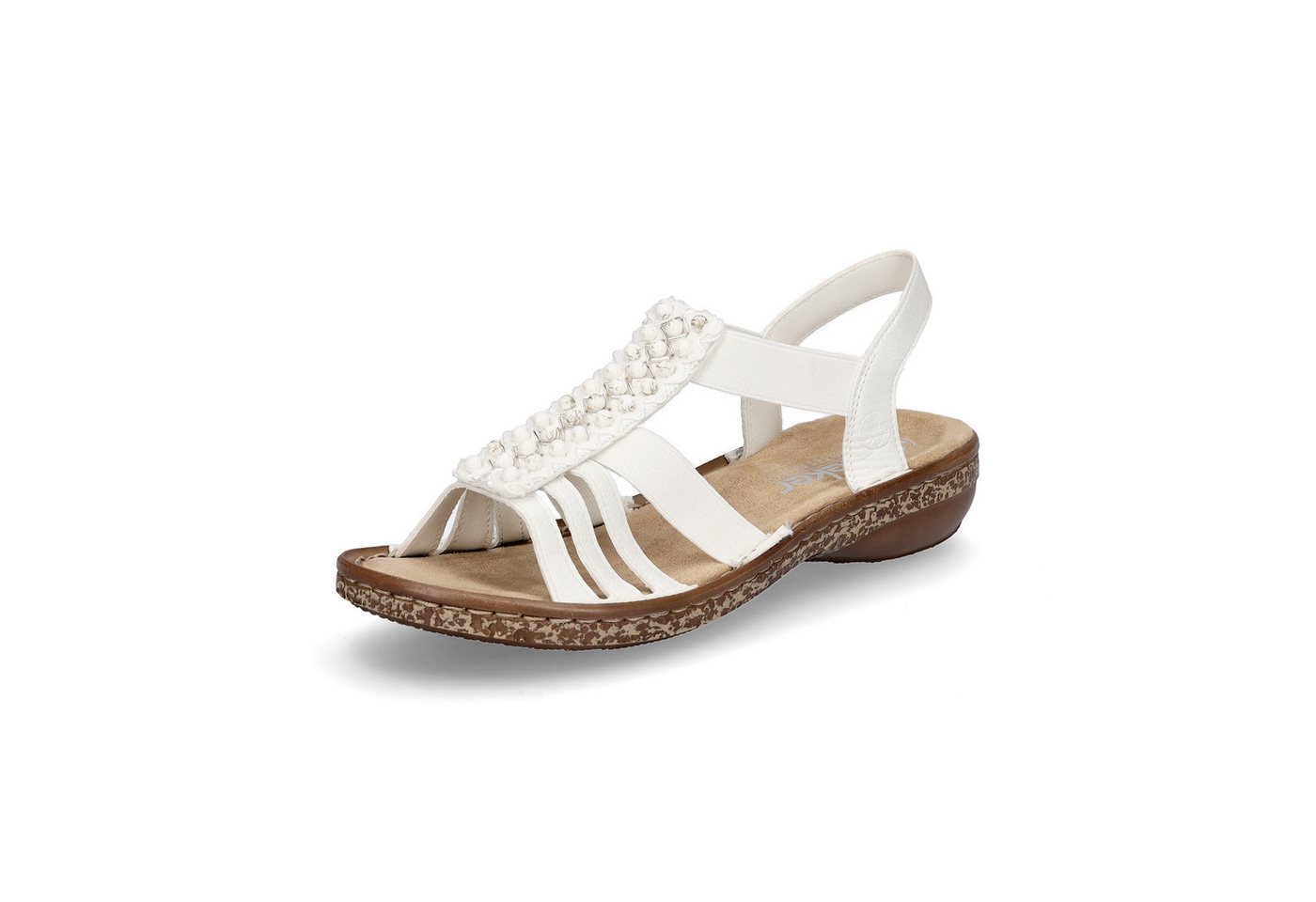 Rieker Damen Sandale offwhite Sandale