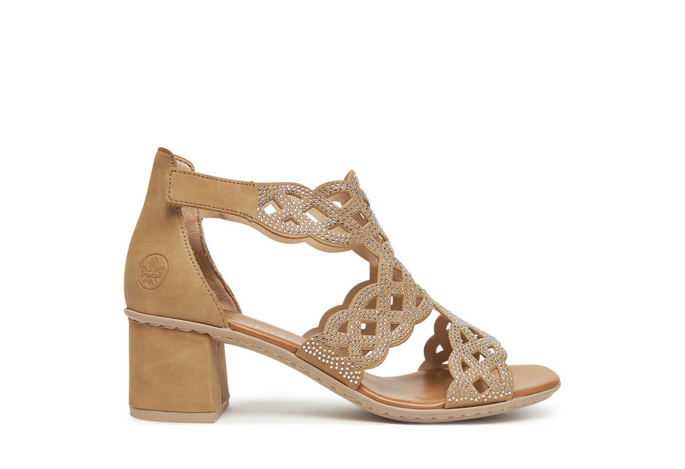 Rieker Damen-Sandalen Beige 64773-61 Sandale