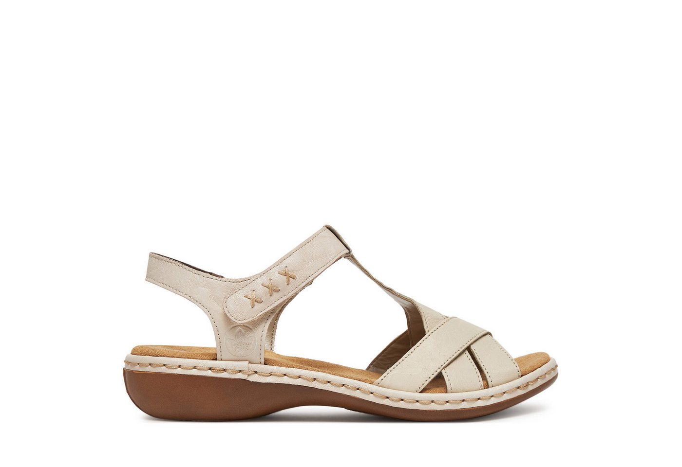 Rieker Damen-Sandalen Beige 65919-60 Sandale