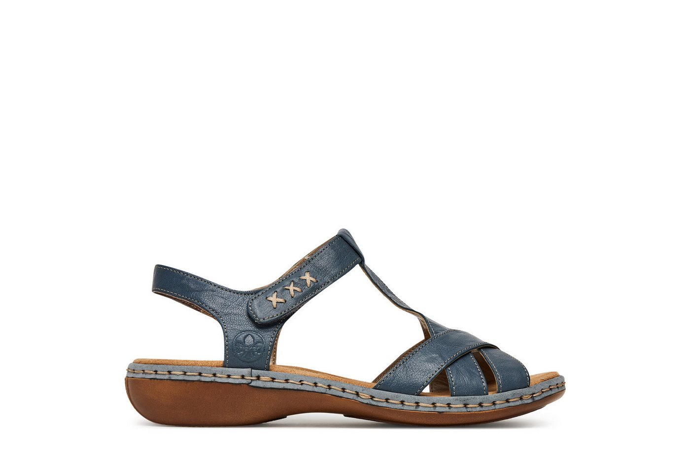 Rieker Damen-Sandalen Blau 65919-12 Sandale