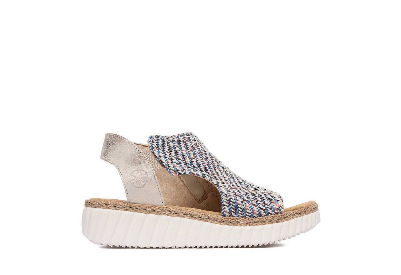 Rieker Damen-Sandalen Blau 69284-90 Sandale