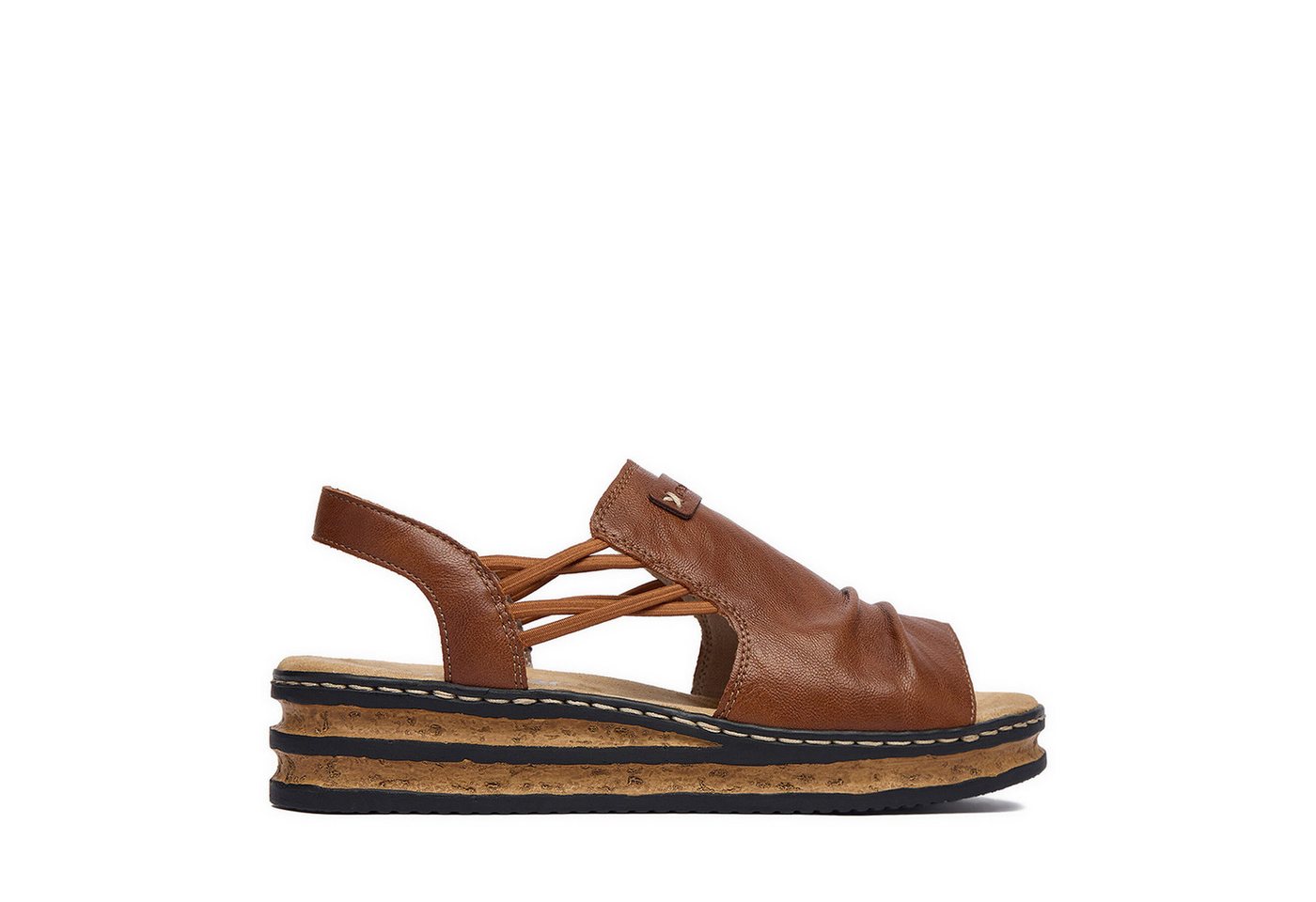 Rieker Damen-Sandalen Braun 62962-22 Sandale
