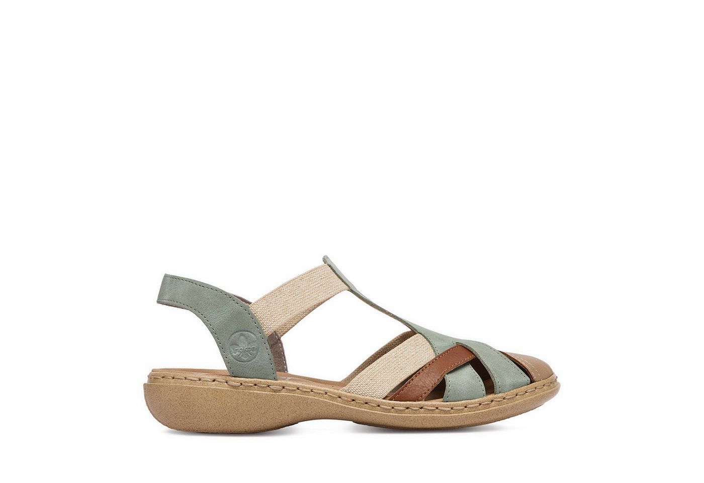 Rieker Damen-Sandalen Grün Sandale