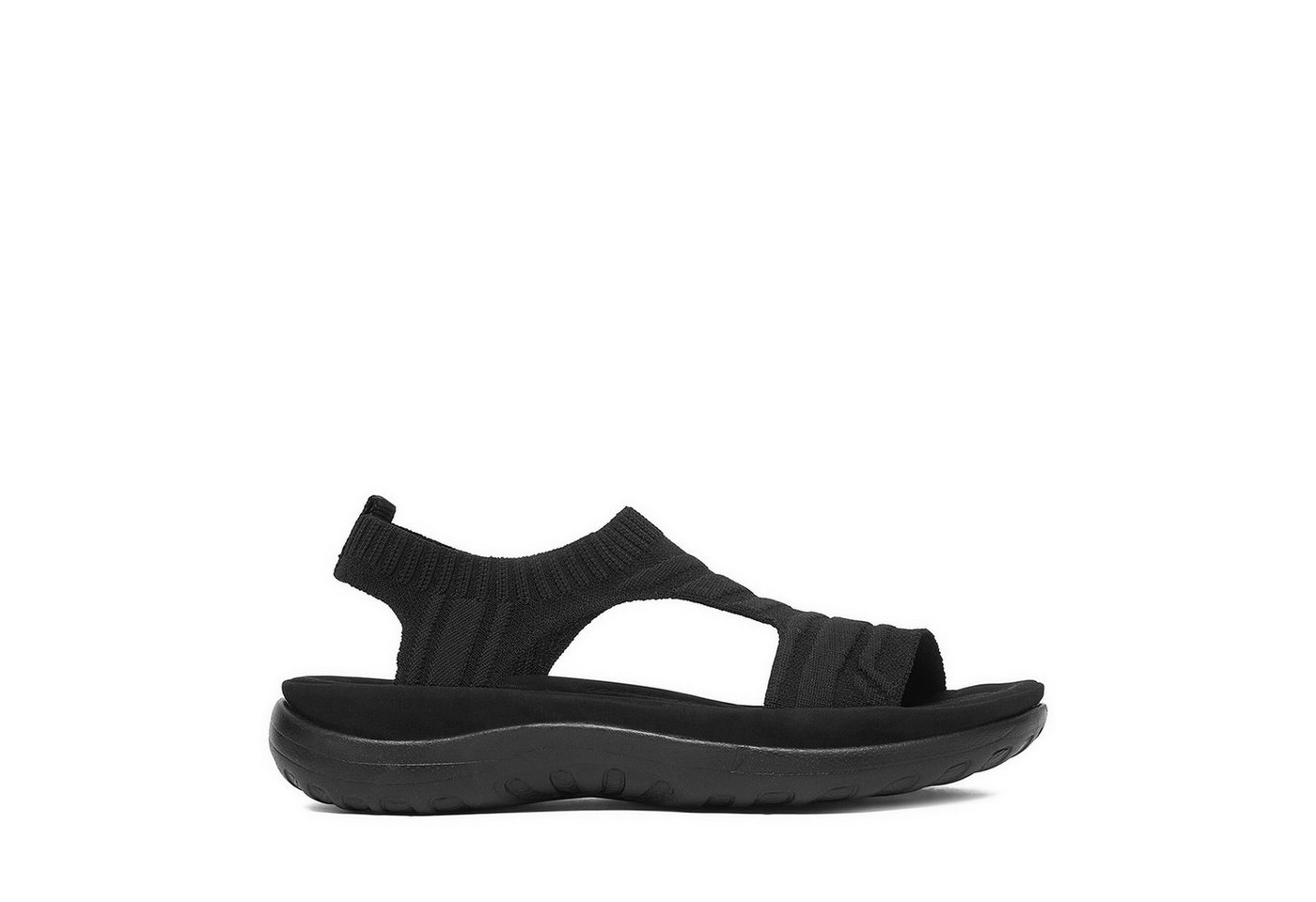 Rieker Damen-Sandalen Schwarz 64850-00 Sandale
