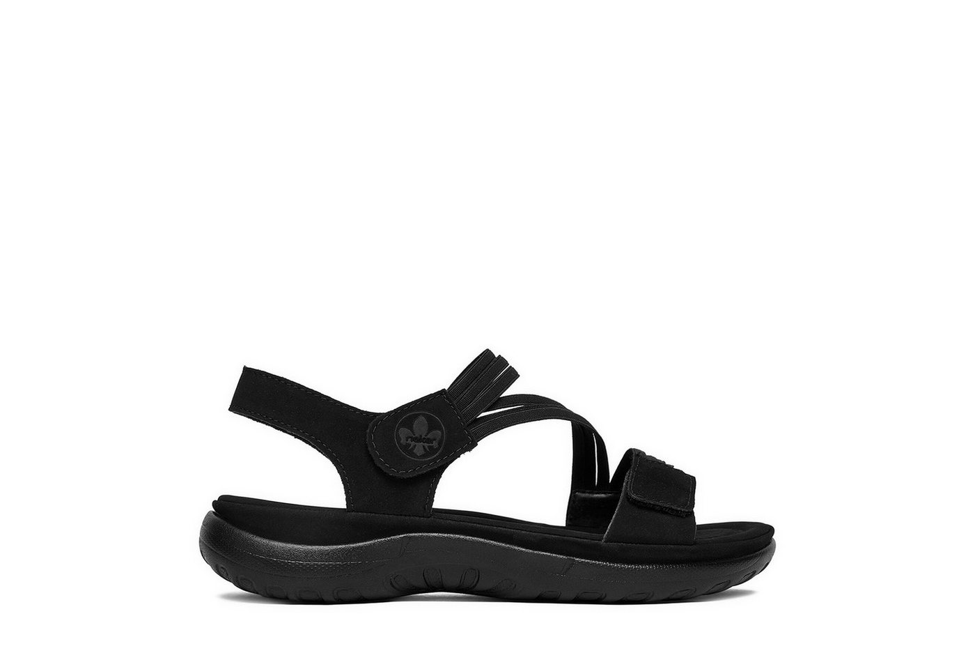 Rieker Damen-Sandalen Schwarz 64870-02 Sandale