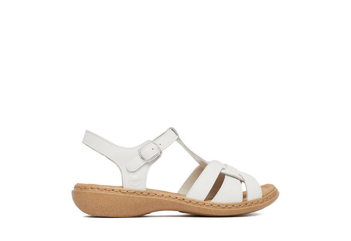 Rieker Damen-Sandalen Weiß Sandale