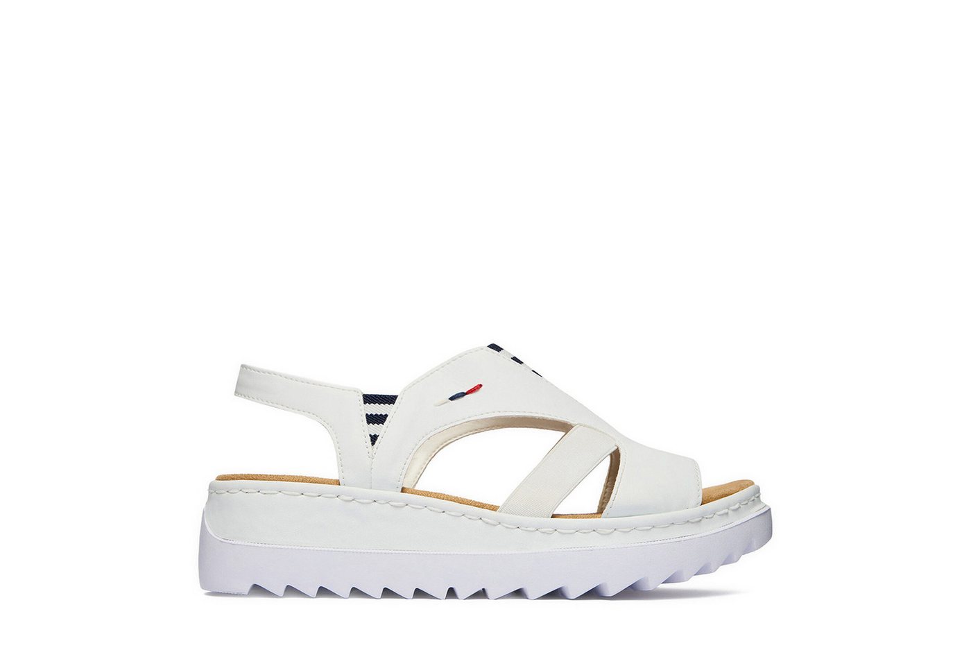 Rieker Damen-Sandalen Weiß V44Y5-80 Sandale
