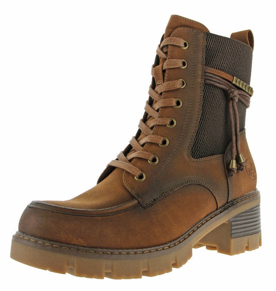 Rieker Damen Schnürboots Schnürstiefelette