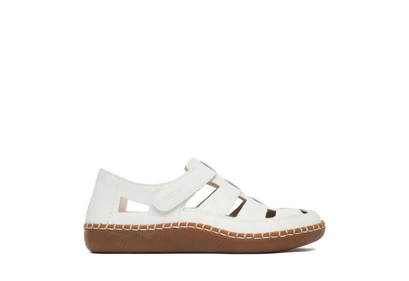 Rieker Damen-Sneaker, weiß, N2453-80 Stiefel