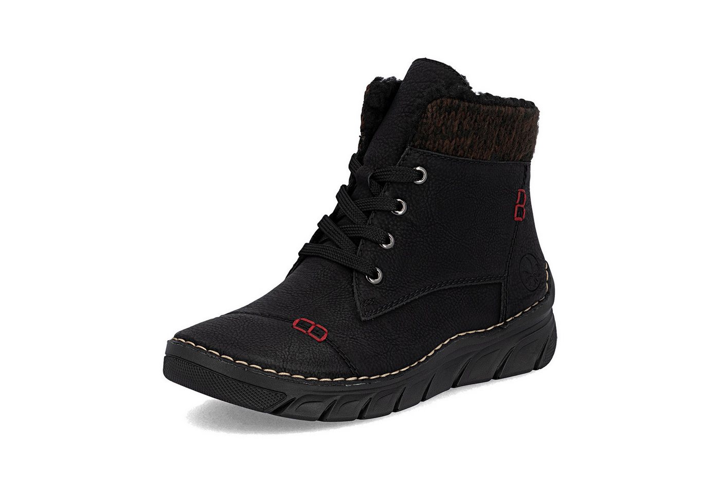 Rieker Damen Stiefel Stiefel (braun/schwarz)