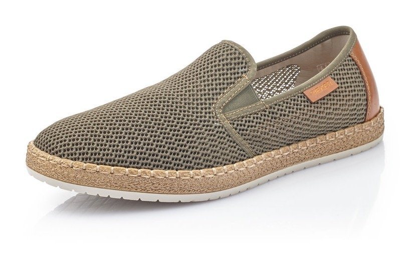 Rieker Espadrille mit luftdurchlässiger Perforation