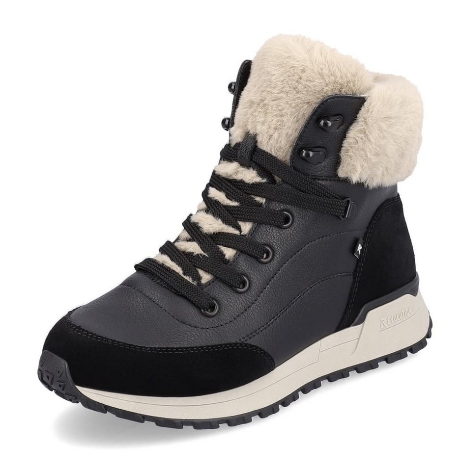 Rieker Evolution W0670-00 (Schnürstiefel mit Innenfutter und seitlichen) Winterstiefel