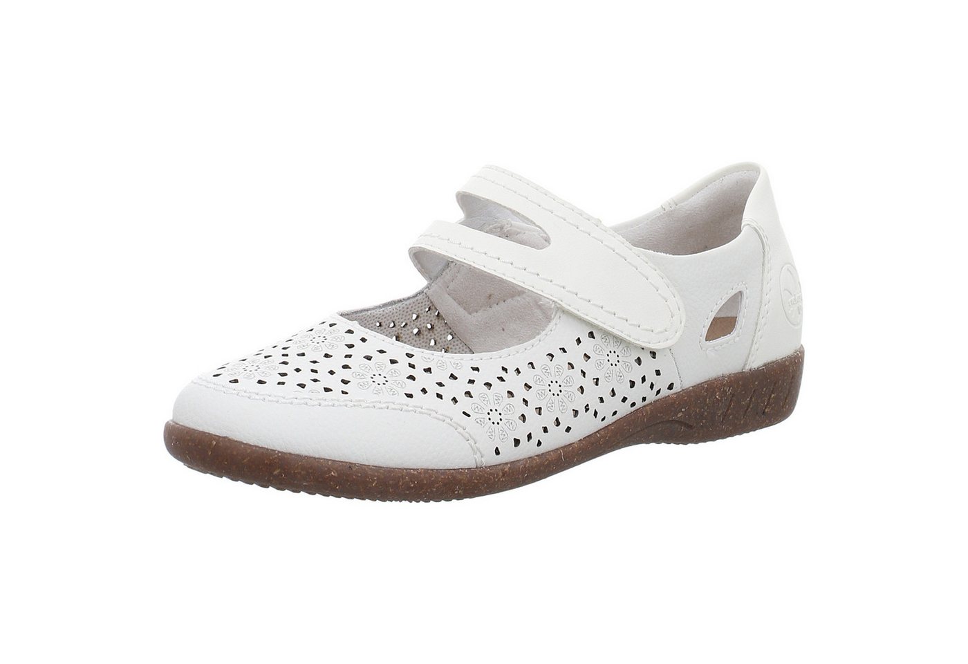 Rieker FSK Damen Halbschuhe Slipper (weiß)