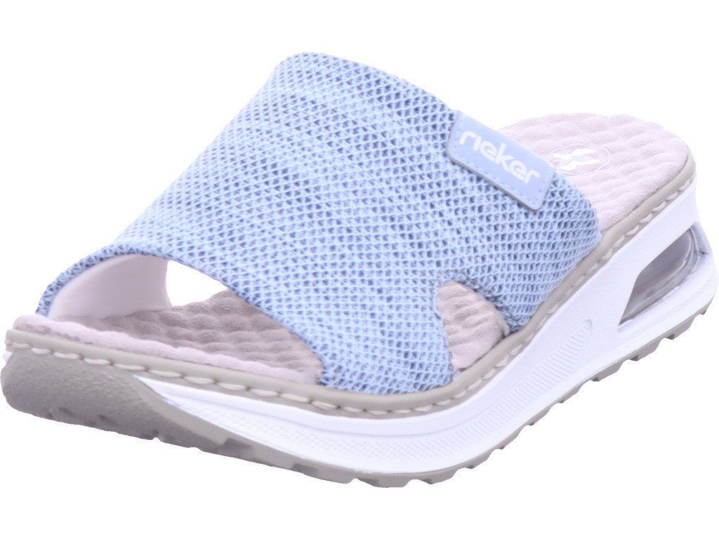 Rieker FSK Damen Sandalen Pantolette (blau)