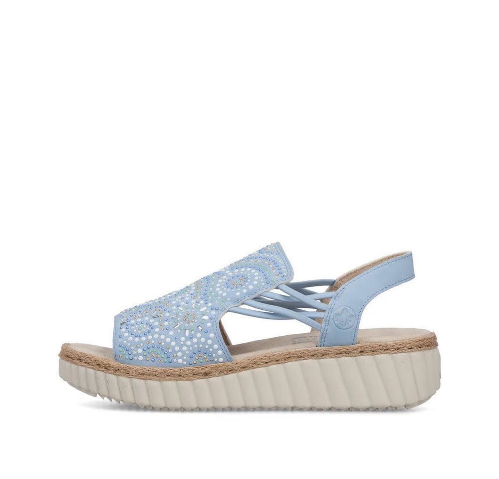 Rieker FSK Damen Sandalen Sandalette (blau)