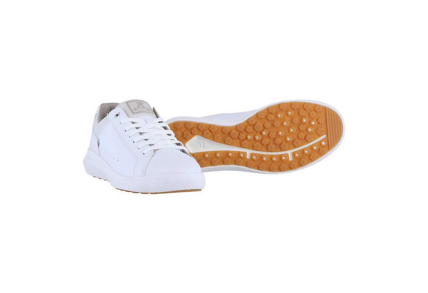 Rieker (Glattleder) W1100-80 weiss Damen Sneaker