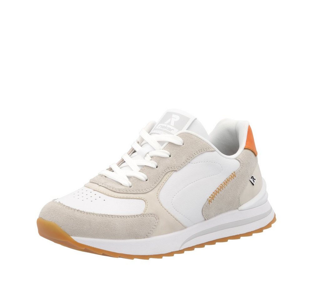 Rieker - Halbschuhe - Weiß Schnürschuh