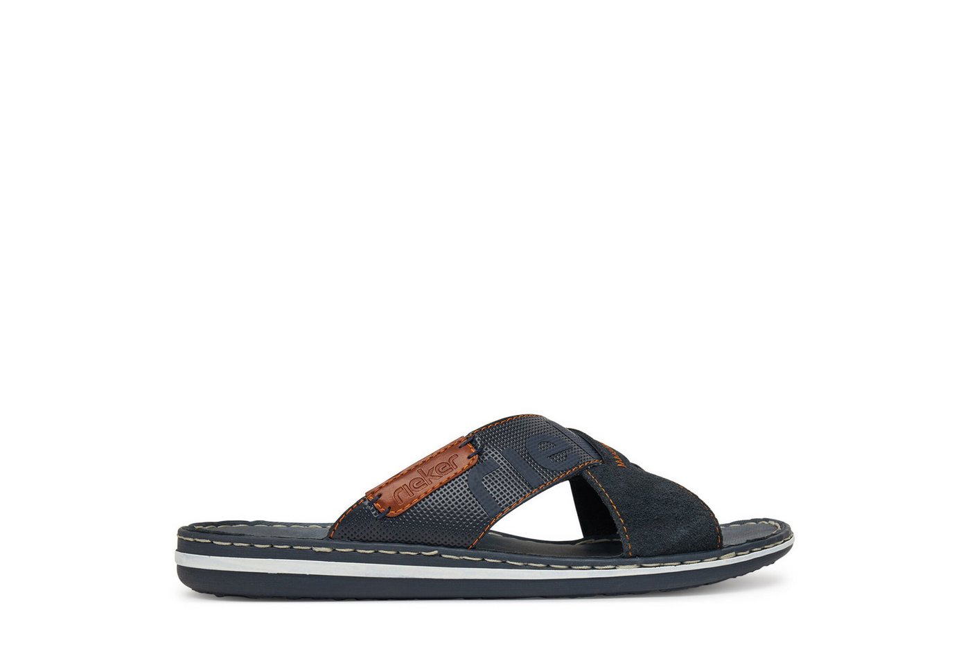 Rieker Herren-Flip-Flops, Marineblau, 21098-14 Badepantolette