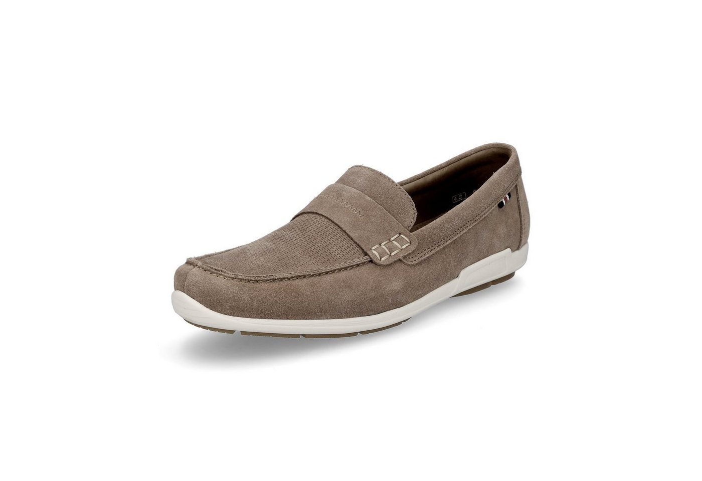 Rieker Herren Leder Slipper beige Slipper