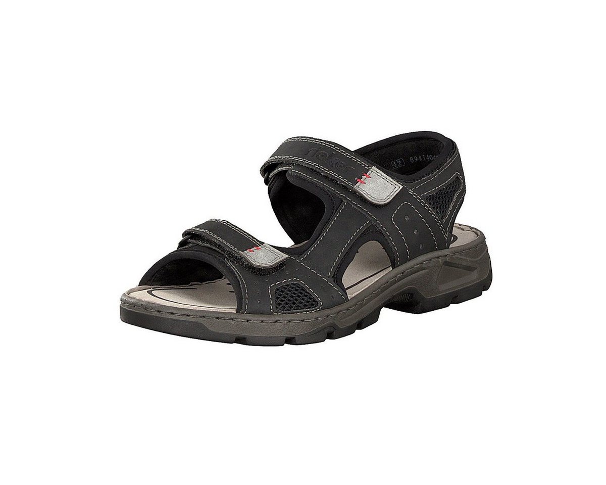 Rieker Herren Sandale schwarz Sandale
