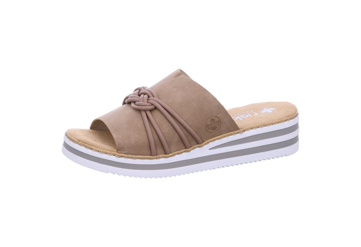 Rieker High-Heel-Pantolette (braun)