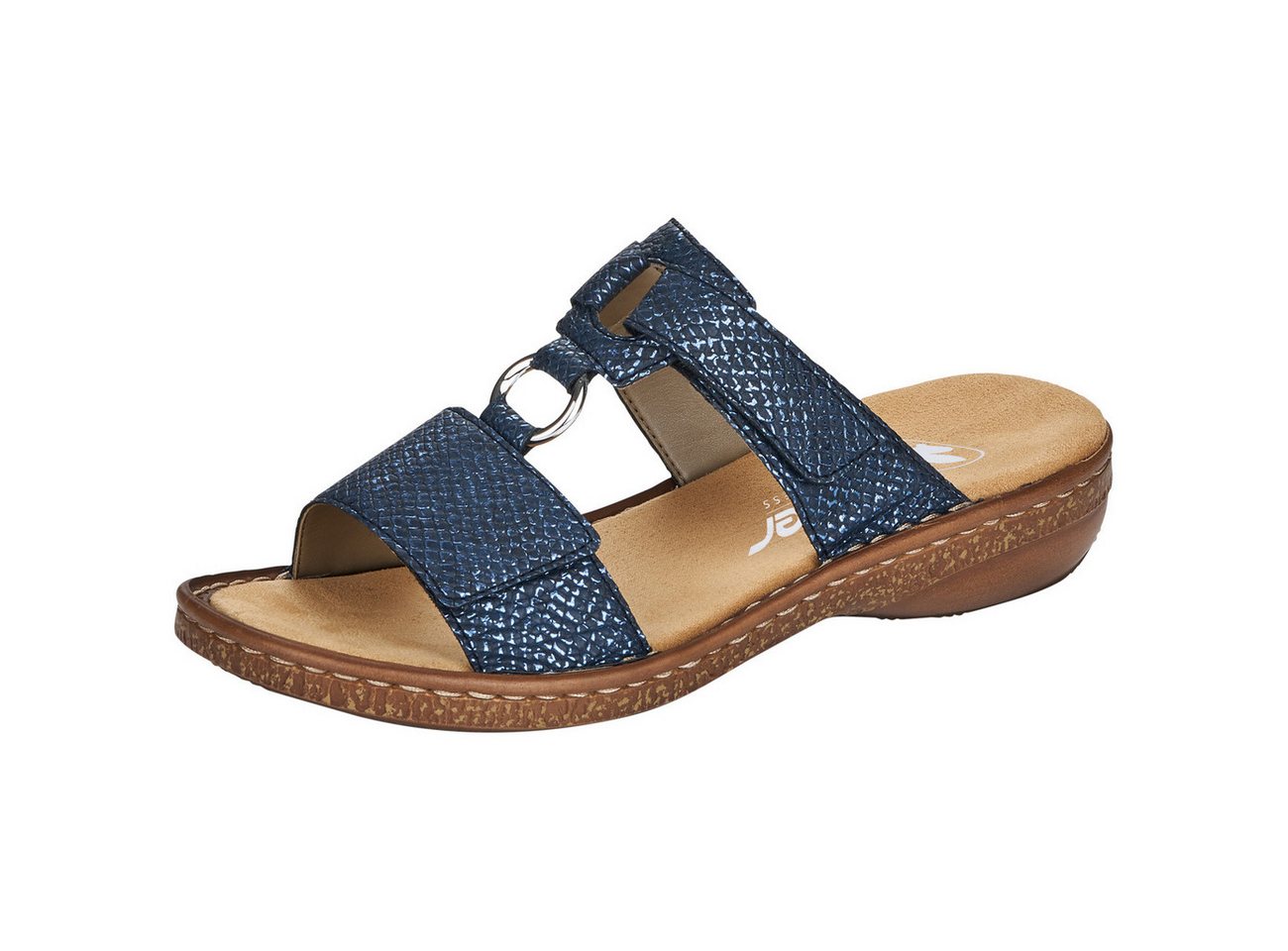 Rieker Keilpantolette (blau)