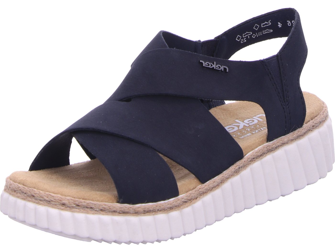 Rieker Keilsandalette (blau)