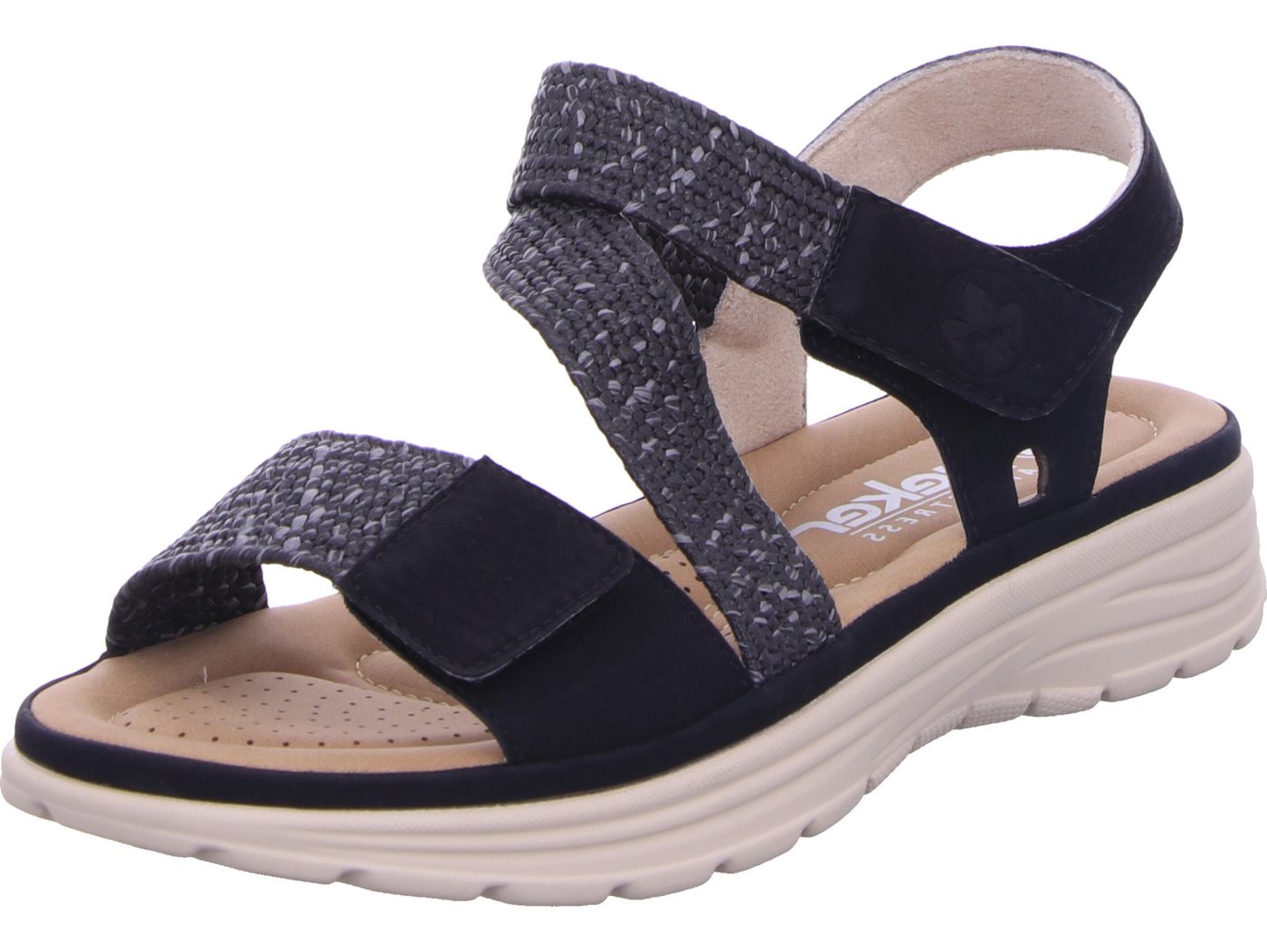 Rieker Keilsandalette (schwarz)