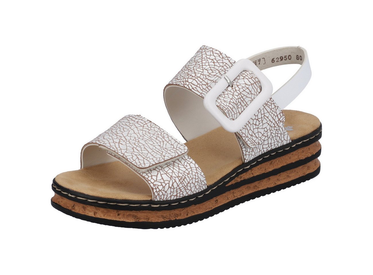 Rieker Keilsandalette (weiß)
