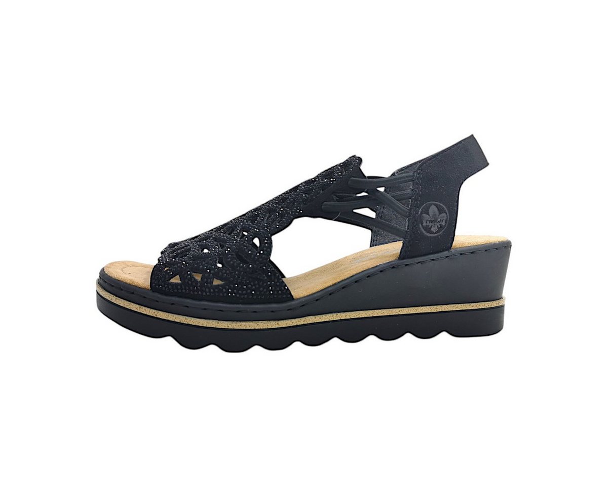 Rieker Sandalette Sandale (schwarz)