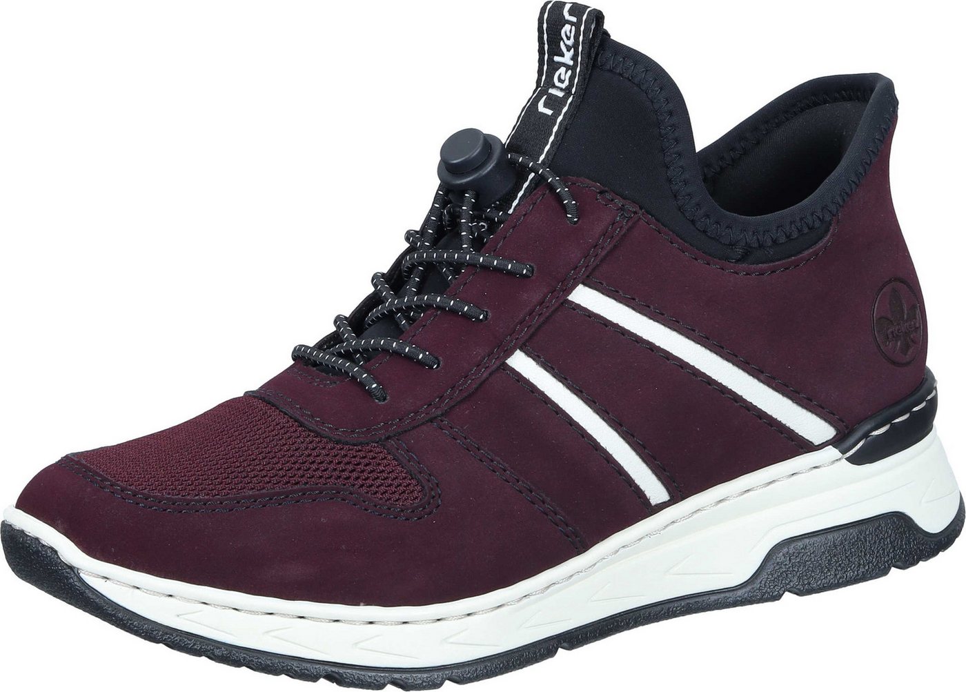 Rieker Schnürer Schnürstiefelette aus Textil/Synthetik