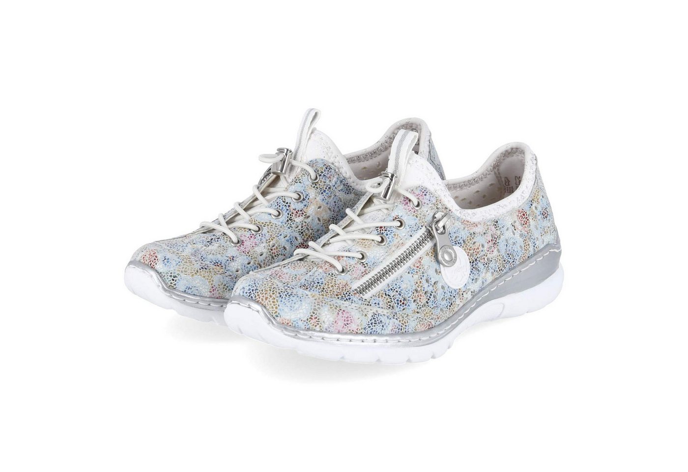 Rieker L3252-91 Damen Textil & Synthetik blue Schnürschuh