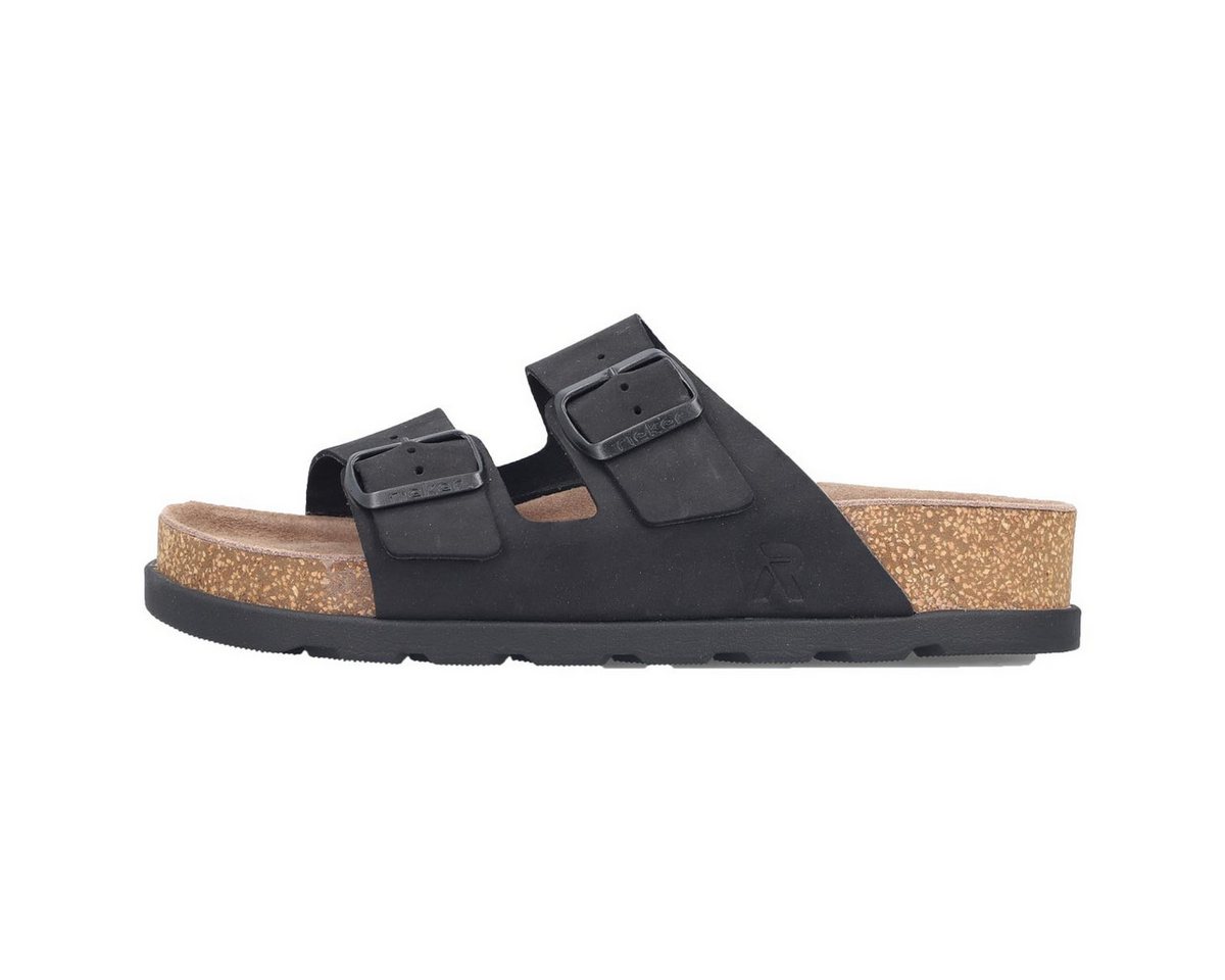 Rieker Lifestyle Pantolette (1-tlg) Pantoletten - Schockabsorbierende Sohle, Schockabsorbierende Sohle