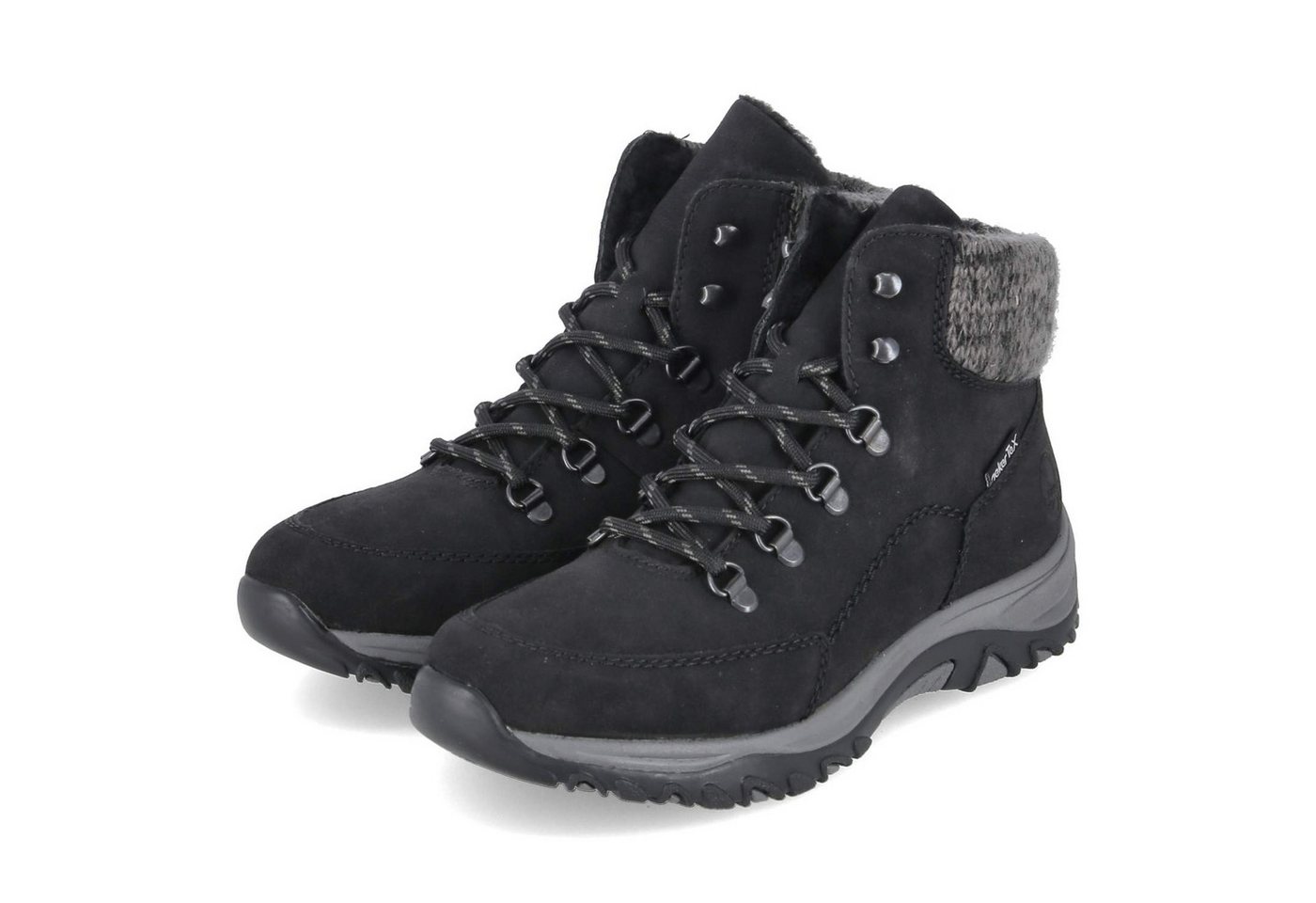Rieker M9610-00 Damen Synthetik schwarz Winterstiefel